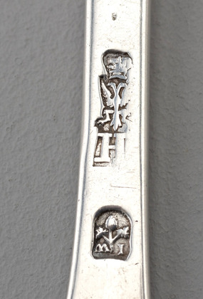 Dutch Silver Hanoverian Tablespoon & Tablefork - Johannes d' Hoy & IW, Middelburg 